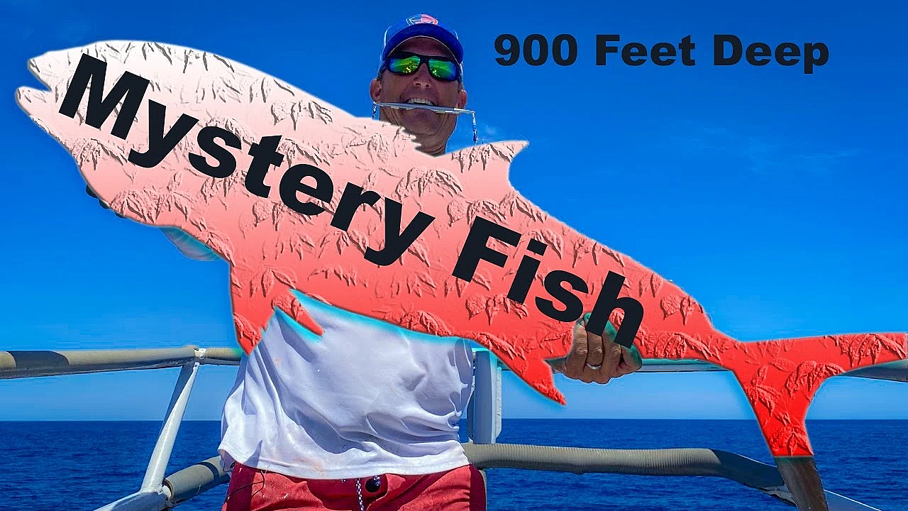 Massive Mystery Fish Caught In Super Deep Water {catch Clean Cook} Hand Crank, No Electric!