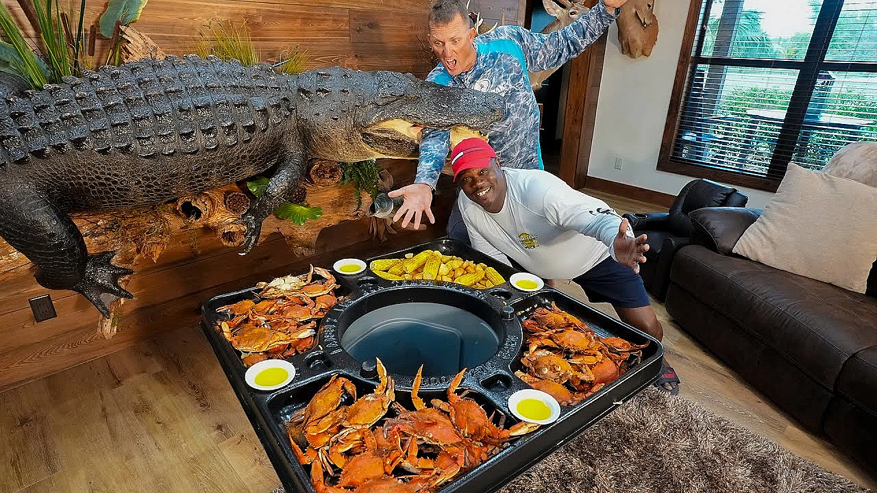 Best Day Of Crabbing, Ever!!! {catch Clean Cook} Triple Decker Steamer