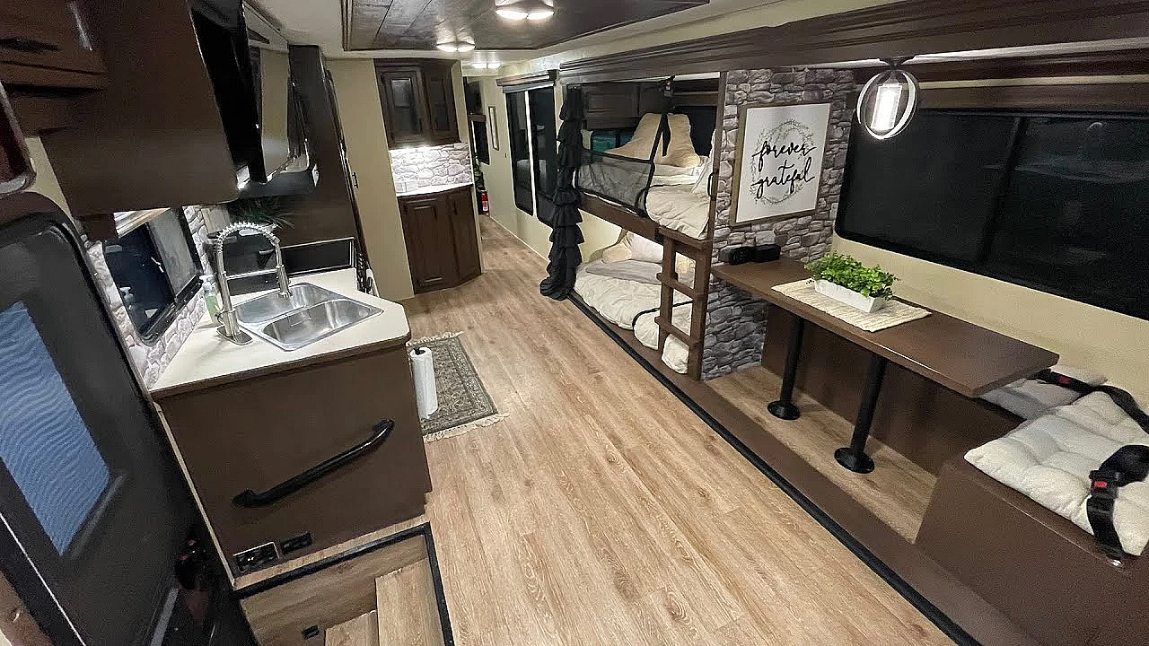 Sarah Completely Re-built Our Rv!!! Junk Yard To The Show-room!