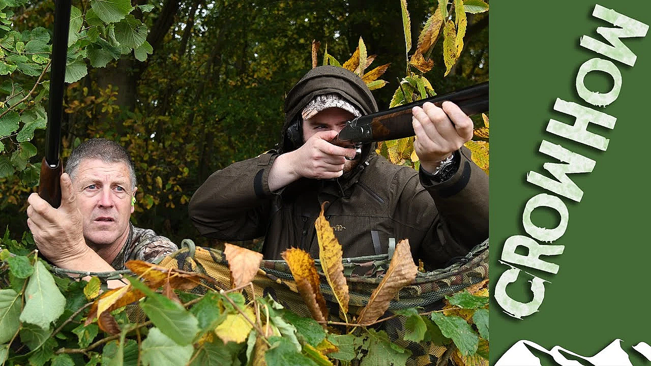 Decoying Pigeons Over November Maize - Crowhow